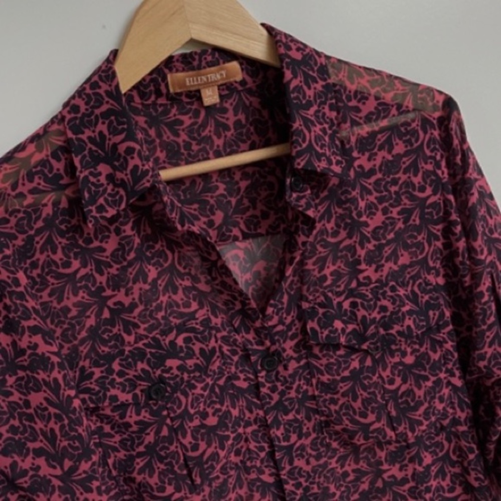 🌿Print Blouse